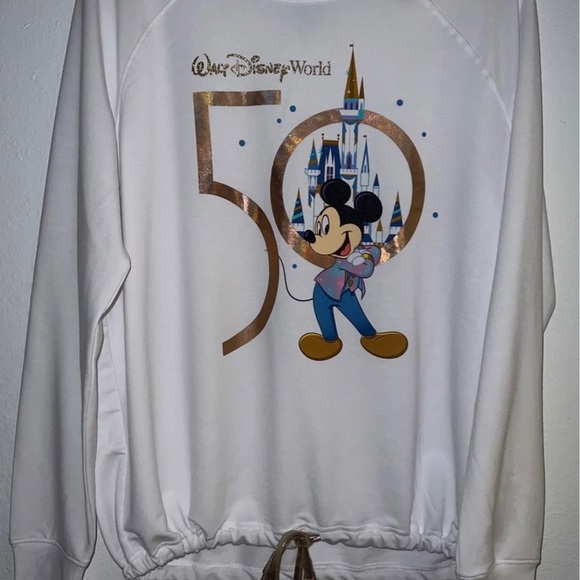 DISNEY Mickey Mouse Long Sleeve Pullover 50th Anniversary Collection - Picture 2 of 10